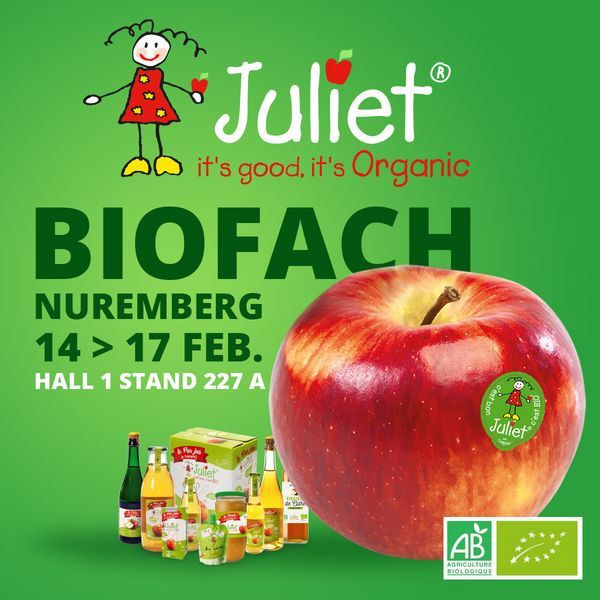 From 14th to 17th February Juliet and the team will be present at Biofach