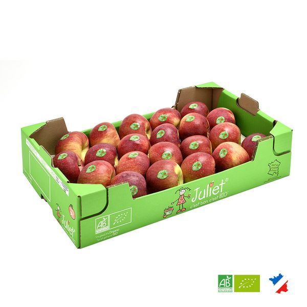 Eating the skin of Juliet® organic apples. - Juliet Apple